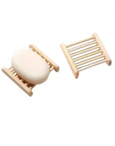 Ξύλινη βάση σαπουνιού από φυσικό ξύλο